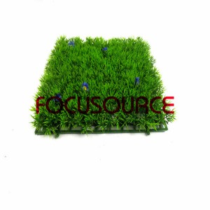 Artificial Grass Turf-HY0947S 4 feet with blue flower  25X25CM GN001