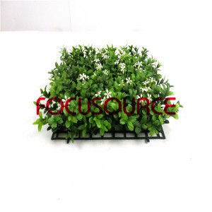 Artificial Grass Turf -HY128 7 layer melon seed grass carpet with flower