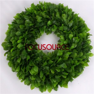 Artificial Grass Wreaths-HY206-44cm