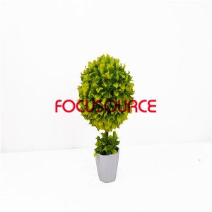 Artificial Grass Ball Bonsai-H50cm28cm qha Leaves Bonsai