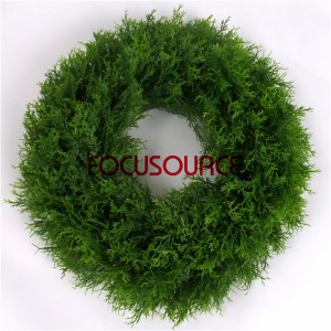 Artificial Boxwood Wreath  -HY118-35cm