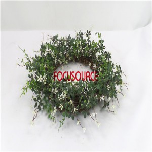 Artificial Grass Wreaths-HY317-B-50-H-099