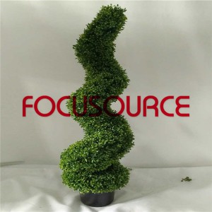 Artificial Topiary Boxwood Spiral Tree