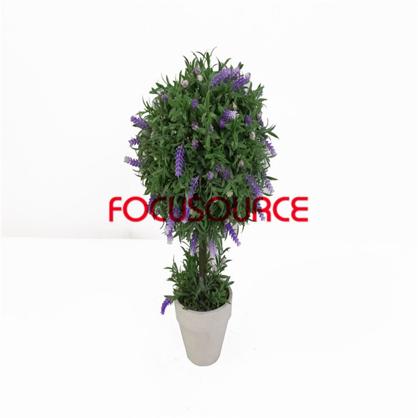Cheapest Factory Wooden Wardrobe -
Artificial Grass Ball Bonsai-H40cm20cm Mini Lavender Bonsai With Paper Pot – Focusource detail pictures