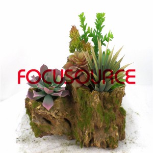 Artiffisial Planhigion blasus Bonsai-SM009KM-O-018