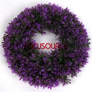 Artificial Grass Wreaths-HY181-32cm