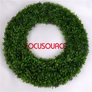 Artificial Grass Wreaths-HY245-60cm