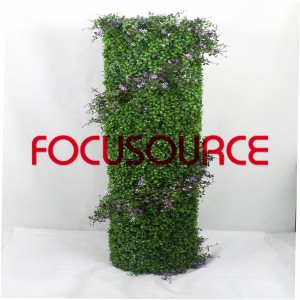 Artificial Topiary Grass Tower-HY245-J5-H140-H-036