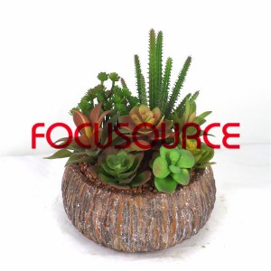 Kunsmatige vetplante Bonsai-SM014KM-O-028