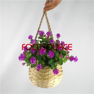 Kunstig Hanging Basket Plante-HY136-H-19-HG-040 RD1