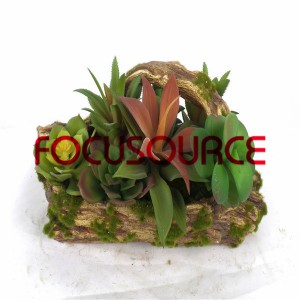 Artificial plantas suculentas Bonsai-SM005KM-O-010