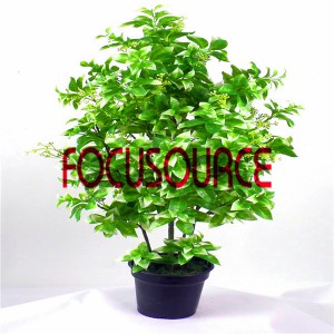 Lowest Price for Wooden Frame Leather Bed -
 Artificial  Small Tree Bonsai -HY295-F-H75-092 – Focusource