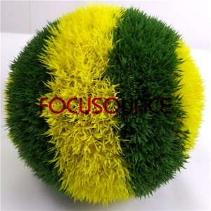 Artificial Topiary Boxwood Grass Ball-HY0947S-GY001