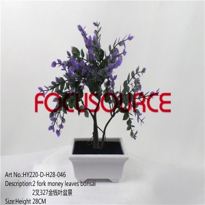 Kunsmatige Klein Bonsai Tree-HY220-D-H28-046