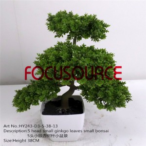 Artificial Small Bonsai Tree-HY243-D3-5-38-013