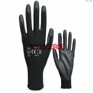 13 Gauge Polyester With Pu Coated Glove-P1301