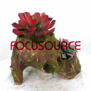 Artificials Plantes suculentes Bonsai-SM011KM-O-022