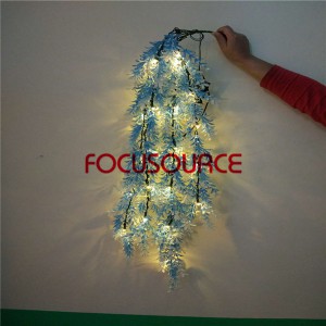 Artificial LED Hanging Leaf For Wall Decor-HY230-L5-H112-021