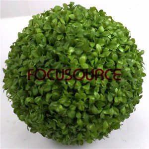 Artificial Topiary Boxwood Grass Ball-HY245-GN003-J