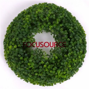 Factory Cheap Artificial Grass Carpet -
 Artificial Grass Wreaths-HY208-32cm – Focusource