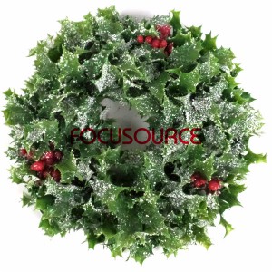 Artificial Grass Wreaths-HY199-44cm