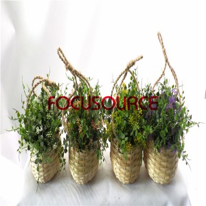 Artificial Hanging Basket Plant-HY228-H-18-H-038