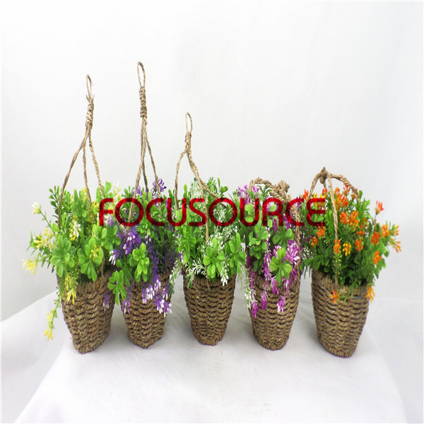 Good quality Custom Made Strap -
Artificial Hanging Basket Plant – Focusource detail pictures