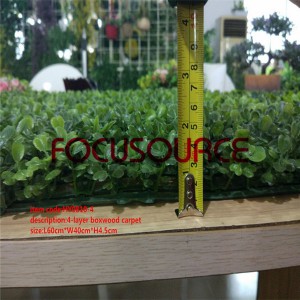 Ordinary Discount Outdoor Deck Tile -
 Artificial Grass Turf-HY08104-C 4-layer boxwood carpet – Focusource