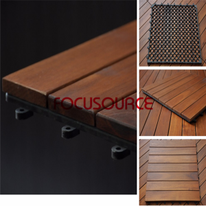 Tile Decking Of Acacia Wood