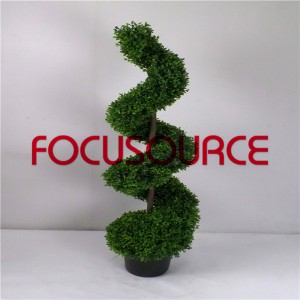 Artificial Spiral Boxwood Tree-HY216-J3-H120-012