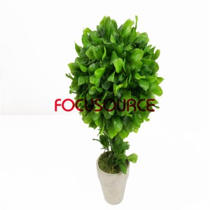 Artificial Grass Ball Bonsai-H40cm22cm Seaweed Leaves Bonsai