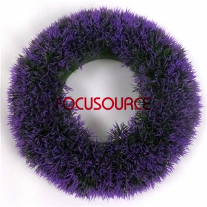 Artificial Grass Wreaths-HY0947S-30cm