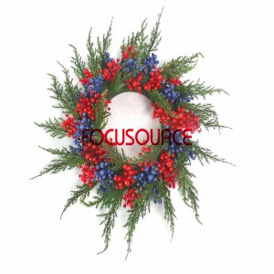 Artificial Grass Wreaths-HY191-B-40-G