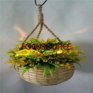 Artificial Hanging Basket Plant With LED Lighting