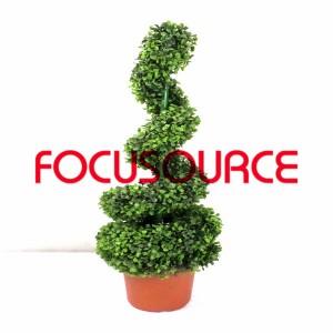 Artificial Boxwood Topiary Spiralni Tree -HY08103-J3-H90-019