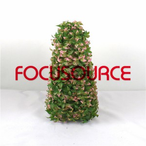 Artificial Grass Tower With Flower-HY295-J1-H64-020