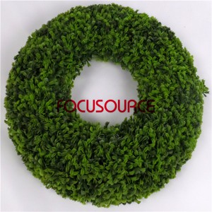 Artificial Grass Wreaths-HY08102-2-40cm