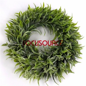 Artificial Grass Wreaths-HY192-8-34cm