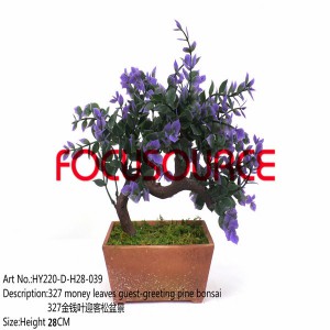 Artificial Bonsai nhỏ Tree-HY220-D-H28-039