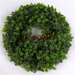 Artificial Grass Wreaths-HY08103-3-26cm GR1