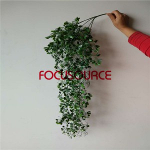 Artificial Hanging Leaf For Wall Decor-HY289-L5-H90-052