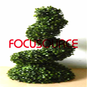 Artificial Boxwood Topiary Spiral Tree -HY08103-J3-H60-008