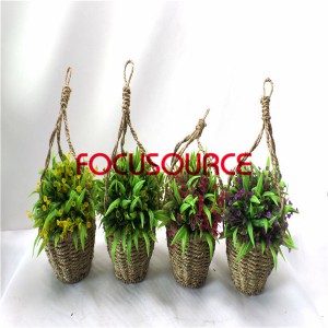 Artificial Hanging Basket Plant-HY192 + HY205-H-18-037