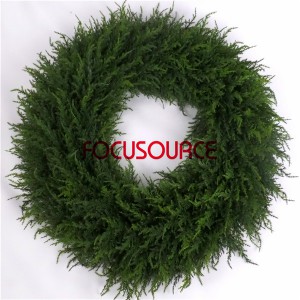 Artificial Grass Wreaths-HY191-65cm