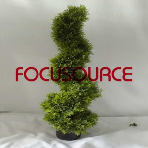 ხელოვნური Topiary Boxwood Spiral ხე