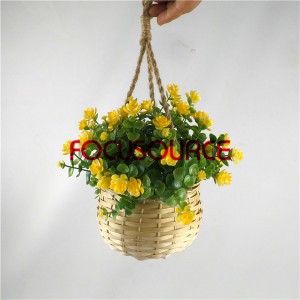 Artificial Hanging Basket Plant-HY136-H-19-HG-040  YL2