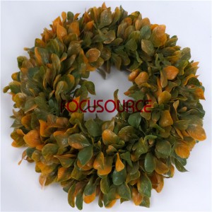 Artificial Grass Wreaths-HY206-34cm-GR004