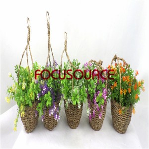 2018 High quality Custom Strong Woven Webbing -
 Artificial Hanging Basket Plant  – Focusource