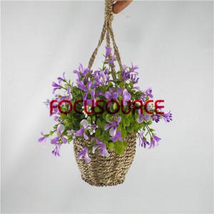 Artificial Hanging Basket Plant-HY143-H-19-HG-040 PU7