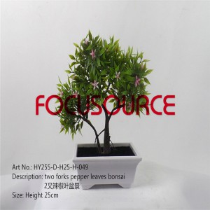 Artificial Small Bonsai Tree-HY255-D-H25-H-049